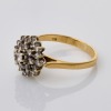 9ct Yellow / White Gold, 0.35ct Diamond Cluster Ring - 2