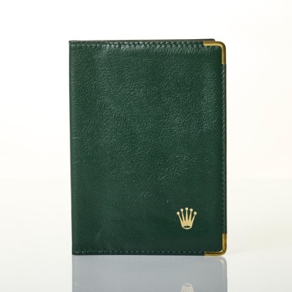 Green Leather, Rolex Passport Holder / Wallet