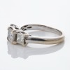 18ct White Gold, 1.15ct Diamond Three Stone Ring - 2