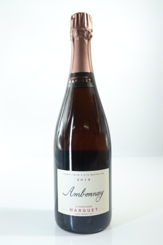 (1) 2012 Marguet Pere & Fils Ambonnay Grand Cru Extra Brut Rose, Champagne