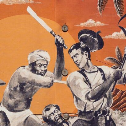 YUKI KIHARA &lsquo;Victory against the New Zealand rebels [formally &lsquo;The last stand against the rebels at the battle of Vailele, Saturday, April 1&rsquo;]&rsquo; (2026). From &lsquo;Victories&rsquo; (2026) series.