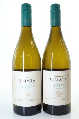 (2) 2021 Te Mata Estate Elston Chardonnay, Hawke's Bay [JR16.5]