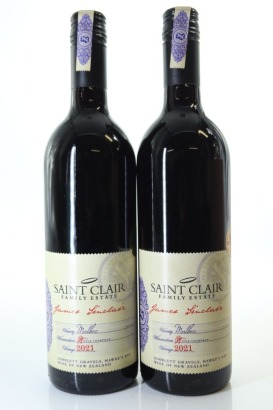 (2) 2021 Saint Clair James Sinclair Malbec, Gimblett Gravels