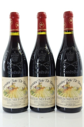 (3) 2007 Domaine Bois de Boursan Chateauneuf-du-Pape, Rhone
