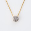 Mejuri, 45cm, Gold-Plated Sterling Silver, 0.10ct Diamond Necklace