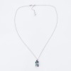 Carats Design, Modern, 18ct White Gold, Multi-Gem Pendant on 50cm Necklace - 2