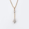 15ct Yellow Gold, Early 20th Century, 0.90ct Diamond Pendant