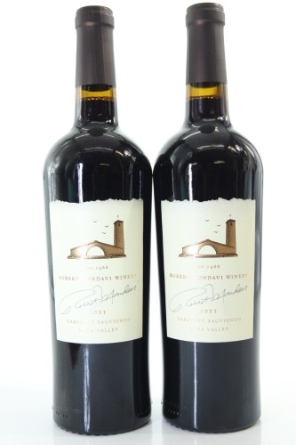 (2) 2021 Robert Mondavi Winery Cabernet Sauvignon, Napa Valley [JR16.5]