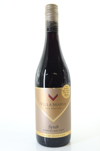 (1) 2019 Villa Maria Cellar Selection Syrah, Hawke's Bay