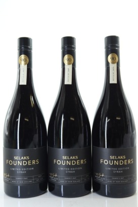 (3) 2024 Selaks Founders Limited Edition Syrah, Hawke's Bay