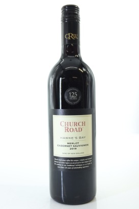 (1) 2019 Church Road Merlot - Cabernet Sauvignon, Hawke's Bay