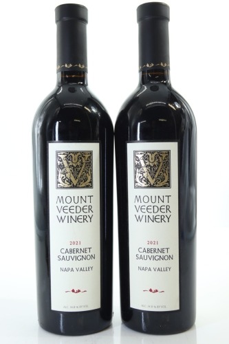 (2) 2021 Mount Veeder Winery Cabernet Sauvignon, Napa Valley