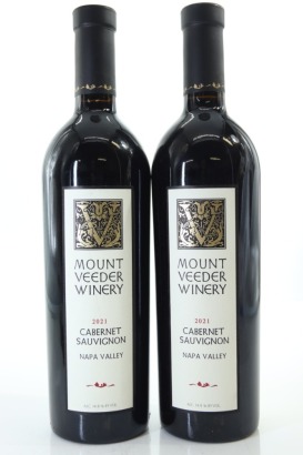 (2) 2021 Mount Veeder Winery Cabernet Sauvignon, Napa Valley
