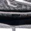 Christian Dior, Grey Oblique Saddle Bag with Shoulder Strap with Box - 5