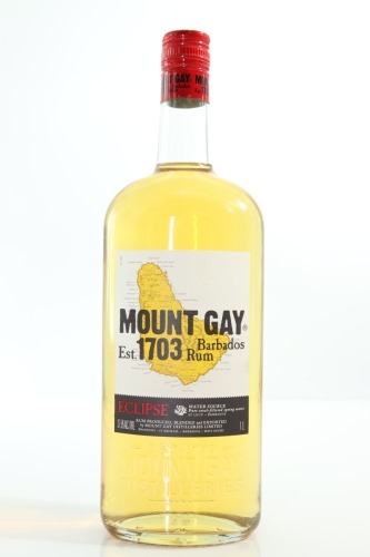 (1) Mount Gay Eclipse Rum, Barbados, 1000ml, 37.5% ABV