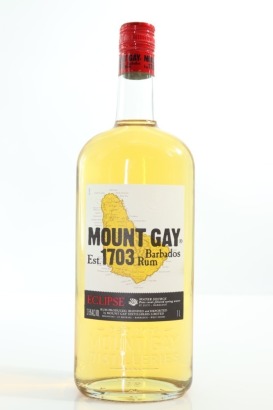 (1) Mount Gay Eclipse Rum, Barbados, 1000ml, 37.5% ABV