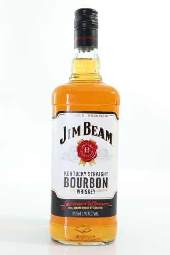 (1) Jim Beam Kentucky Straight Bourbon Whiskey, 1125ml, 37% ABV