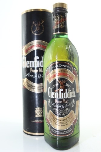 (1) Glenfiddich Special Old Reserve Pure Malt Single Malt Scotch Whisky, 750ml, 43% ABV, Circa. 1980's (GB)