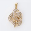18ct Yellow Gold, 0.30ct Diamond Pendant