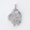 18ct White Gold, 0.30ct Diamond Pendant