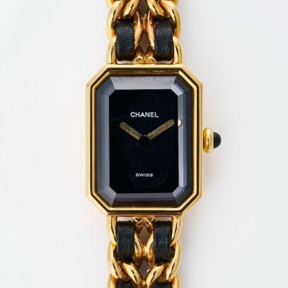 Gold Plated, Chanel Premi&egrave;re, Quartz Ladies Wristwatch