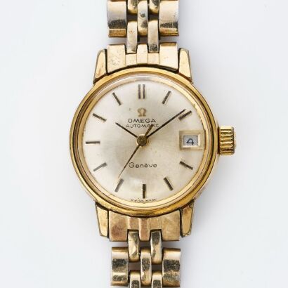 Gold Plated, OMEGA Gen&egrave;ve Automatic Ladies Wristwatch, circa 1972