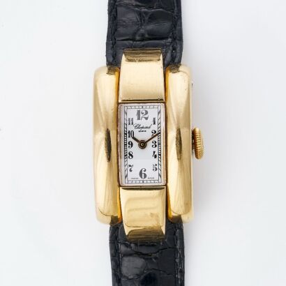 18ct Yellow Gold, Chopard LaStrada Hand-wound Wristwatch with Box, circa 1990's - 2000's