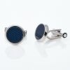 Montblanc, Stainless Steel, Cufflinks Glacier with Box - As new