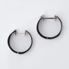 18ct White Gold, 0.60ct Diamond Hoop Earrings - 2