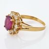 18ct Yellow Gold, 2.00ct Ruby / 1.00ct Diamond Cluster Ring - 2