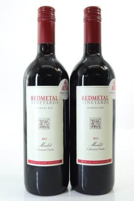 (2) 2013 Redmetal Vineyards Merlot - Cabernet Franc, Bridge Pa Triangle
