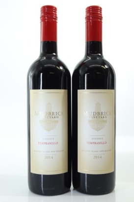 (2) 2014 Mudbrick Vineyard Resevre Tempranillo, Waiheke Island