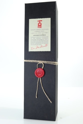 (1) 1998 Church Road Tom Merlot - Cabernet Sauvignon - Cabernet Franc, Hawke's Bay