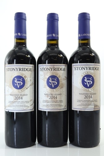 (3) 2014 Stonyridge Vineyard Larose, Waiheke Island (SOL)