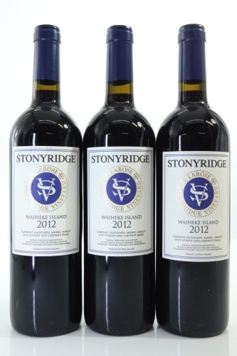 (3) 2012 Stonyridge Vineyard Larose, Waiheke Island