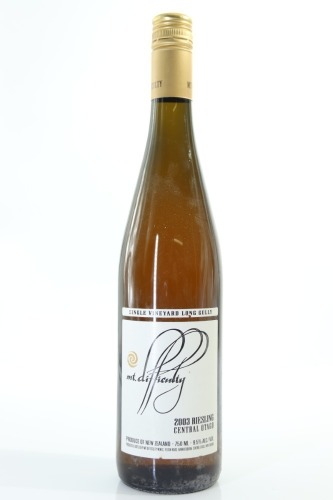 (1) 2003 Mt. Difficulty Long Gully Late Harvest Riesling, Bannockburn
