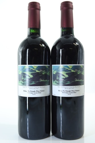 (2) 2013 Bridge Pa Triangle Hawke's Bay Wine Auction Unique Blend, Hawke's Bay
