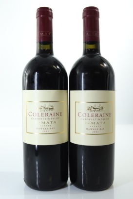 (2) 2001 Te Mata Estate Coleraine, Hawke's Bay