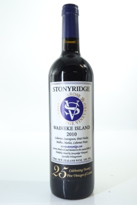 (1) 2010 Stonyridge Vineyard Larose, Waiheke Island