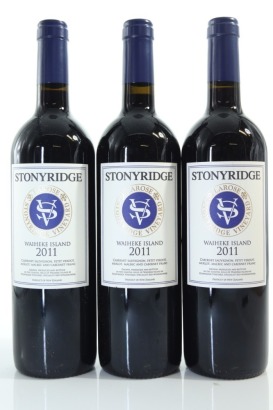 (3) 2011 Stonyridge Vineyard Larose, Waiheke Island
