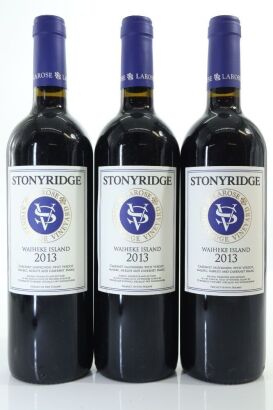 (3) 2013 Stonyridge Vineyard Larose, Waiheke Island