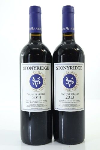(2) 2013 Stonyridge Vineyard Larose, Waiheke Island