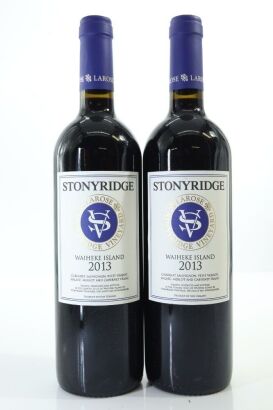 (2) 2013 Stonyridge Vineyard Larose, Waiheke Island