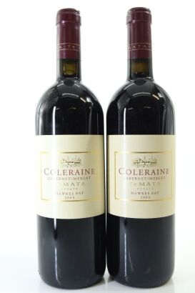 (2) 2004 Te Mata Estate Coleraine, Hawke's Bay
