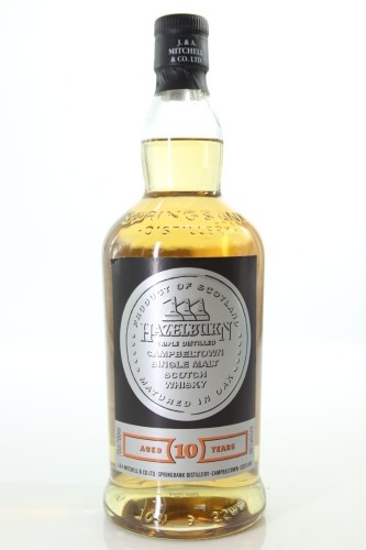 (1) Hazelburn Triple Distilled 10 Year Old 2025 Edition Single Malt Scotch Whisky, Campbeltown, 46% ABV