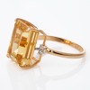 14ct Yellow Gold, 10.96ct Citrine / 0.11ct Diamond Ring - 2
