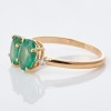 14ct Yellow Gold, 1.90ct Oval Emerald / 0.04ct Diamond Ring - 2