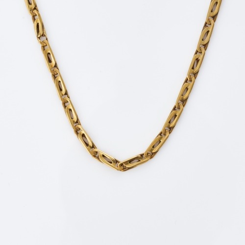 18ct Yellow Gold, Italian, 50cm Fancy Link Chain