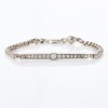 9ct Yellow Gold / Silver, Antique, 1.00ct Diamond Bar Bracelet