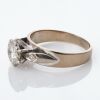 18ct White Gold, 0.60ct / 0.02ct Diamond Solitaire Style Ring - 2